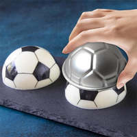 Fußball Aluminium Kuchenform Backform Kuchendekorationswerkzeug Ofenfestes Backzubehör Langlebig SURTECHS INTERNATIONAL
