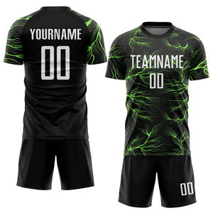 Uniforme de Fútbol Sublimado Personalizado Profesional para Adultos - Ligero, de Secado Rápido, 100% Poliéster, Color Sólido, Talla y Logotipo Personalizables - Product Image 3