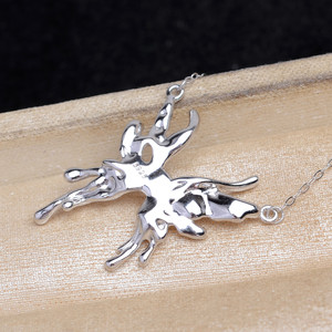 Cadena de Plata S925 con Cubierta de Mariposa para Colgante de 8-11 mm, Accesorio de Bricolaje para Joyería de Perlas, Soporte Vacío A6066 - Product Image 3