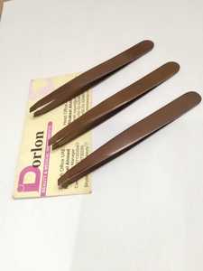 Professional Rose Gold Facial Hair Tweezers For Eyebrows Private Labeling Brow Trimming Spring Scissor Slanted Eyebrow Tweezer - Product Image 4
