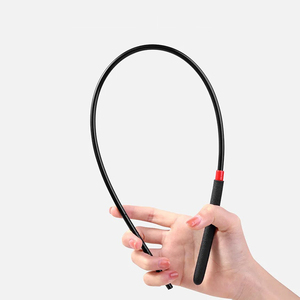Fouet d'équitation durable, accessoire professionnel d'entraînement équestre avec manche léger et flexible et poignée sécurisée - Product Image 4