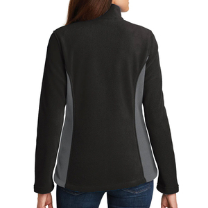 Chaqueta de Forro Polar para Mujer, Cierre de Cremallera, Color Sólido, Ligera, Corte Regular, Ropa de Otoño para Exteriores, Material de Poliéster, con Bolsillos - Product Image 5