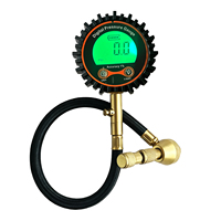 Manómetro Digital Universal Maisoon para Inflar Neumáticos con Pantalla LCD Retroiluminada, Presión Máxima de 250 PSI para Pruebas de Vehículos
