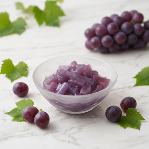 Nata de Coco aromatisée au raisin de qualité supérieure pour les ingrédients des boissons de bubble tea et des mocktails - Product Image 1