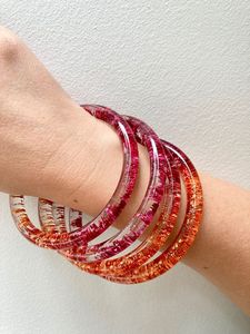 PRECIOUS Jewelry Resin Acrylic Bracelet <b>Bangle</b> Exaggerated Dazzling Multicolor Wide Irregular Square Acrylic Bracelets for - Product Image 6