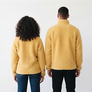 Veste en polaire sherpa pour homme, manteau d'hiver confortable et moelleux, veste en polaire sherpa pour femme, veste en polaire chaude décontractée pour l'extérieur - Product Image 2