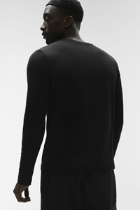 Wholesale Men's <b>Long</b> <b>Sleeve</b> Cotton T Shirt Custom Logo Casual Breathable Fashion Basic <b>Top</b> - Product Image 4