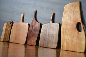 Planche à découper rectangulaire en bois massif de luxe, épaisse et grande, pour cuisine, vente en gros d'usine - Product Image 5