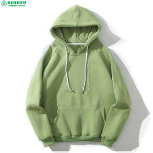 เสื้อฮู้ดดี้ผู้ชายคุณภาพสูง ผ้าฝ้าย 100% หนัก 400gsm แบบสวมหัว สีสันตามสั่ง ลายกราฟฟิก โอเวอร์ไซส์ ปักลายนูน เนื้อผ้าเทอร์รี่ - Product Image 5