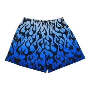 Nouvelle Arrivée Short de Basketball en Toile pour Homme Anti-Plis Séchage Rapide Taille Mi-Haute Fermeture Élastique Impression par Sublimation Personnalisée - Product Image 3