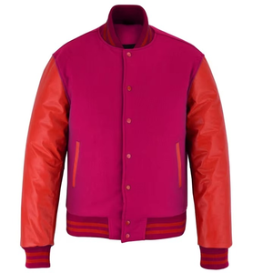 <b>Top</b> Trending New Arrival Men's Winter Varsity Jacket Canvas Stand Collar Breathable Front Logo Customizable 2025 - Product Image 4