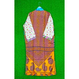 2024 Women Kimono <b>Cardigan</b> Floral Printed Long Sleeve Beach Cover up Long Silk Kimono Robes Sleepwear Silk Kimono Dress - Product Image 3