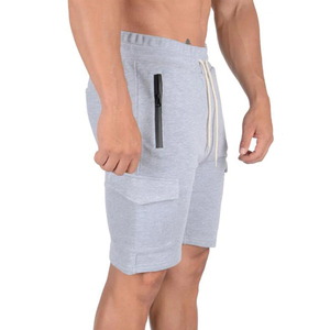 กางเกงขาสั้นเอวสูงแฟชั่นใหม่สำหรับผู้ชาย ผ้าฝ้าย แห้งเร็ว ระบายอากาศได้ดี เป็นมิตรกับสิ่งแวดล้อม เหมาะสำหรับใส่ลำลอง ออกกำลังกาย ฟิตเนส - Product Image 4