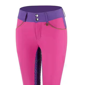 Pantalons d'équitation pour femmes, couleur personnalisée, avec grip en silicone, collants d'équitation, pantalons d'équitation Jodhpur et culottes d'équitation - Product Image 4