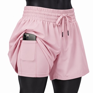 Wholesale Custom 2 In 1 Running <b>Shorts</b> Royal Blue <b>Phone</b> <b>Pocket</b> Drawstring Activewear Casual Sports Apparel Manufacturer Supplier - Product Image 2