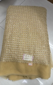 Tela de red con lentejuelas Zari Royal Regency, Red con lentejuelas Zari Imperial Grace, Red con lentejuelas Zari Maharani Heritage, Encanto de Princesa - Product Image 4