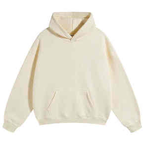 Sweat à capuche oversize décontracté à épaules tombantes, 100% coton molletonné, impression de logo personnalisée, sans MOQ, maquette gratuite, pour la vente en gros - Product Image 5