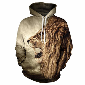 Sweat-shirts à capuche personnalisés pour hommes, imprimés par sublimation numérique, en polaire 100% polyester, coupe ample, avec logo personnalisé - Product Image 1