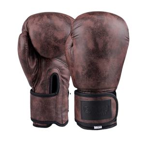 Gants de boxe MMA Sanda professionnels en cuir véritable de qualité supérieure, imperméables, logo personnalisé, évacuation de l'humidité, respirants - Product Image 1