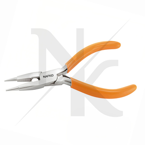 Vente en gros de pinces à bijoux Nafko NK-8032 3-en-1, 115 mm, acier inoxydable, légères, haute performance, outil professionnel, outils de bijouterie - Product Image 2
