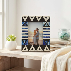 Cadre photo décoratif en os incrusté fait main, design personnalisé, à poser sur table, à prix réduit, parmi les plus vendus - Product Image 2