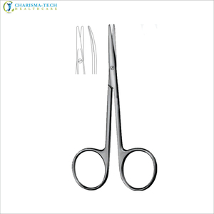 Juego de Instrumentos Oftálmicos Manuales de Acero Inoxidable para Uso Médico - Tijeras Quirúrgicas Finas (Curvas y Rectas) para el Cuidado del Estrabismo CE - Product Image 6