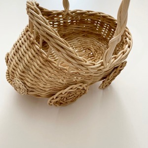 Best selling natural rattan car shaped basket weave <b>toddler</b> baskets wholesale kids mini <b>bags</b> - Product Image 5