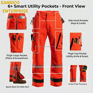 Chaleco de Seguridad Reflectante de Alta Visibilidad con Logotipo Personalizado, Ropa Premium para Mayor Visibilidad y Seguridad - Product Image 6