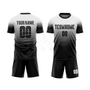 Uniforme de fútbol sublimado de fábrica con logotipos y números personalizados, disponible en varios tamaños, colores y estilos. - Product Image 3