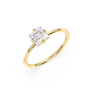 REYES 925 Sterling <b>Silver</b> GRA Certified Moissanite Engagement <b>Solitaire</b> <b>Rings</b> Sustainable Luxury Jewelry For Every Occasion - Product Image 1