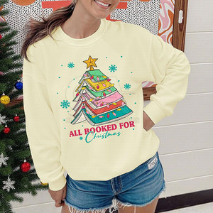Classic Holiday Inspired Design With Warm Construction And Custom Print Options <b>Women</b> <b>Christmas</b> <b>Sweatshirt</b> - Product Image 2