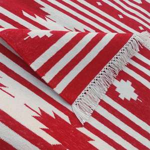 Ethnic Style Cotton Dhurrie <b>Runner</b> Rug For <b>Kitchen</b> Use Or Serene Yoga Sessions 009 - Product Image 4