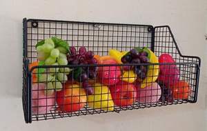 Panier à fruits élégant en fer forgé, écologique et personnalisable, avec des motifs classiques pour des ambiances de cuisine et de salle à manger haut de gamme - Product Image 5