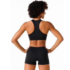 Women's Rhinestone Cheerleading Uniform Set Sleeveless <b>Crop</b> <b>Top</b> and Shorts Stretchy Sparkle Dancewear for Performance - Product Image 2