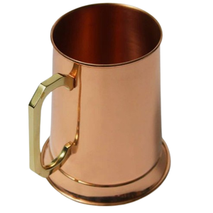 Hammered Copper Mug with Handle Traditional Artisanal Drinkware for Home <b>Bar</b> Dining & Special Occasions - Product Image 4