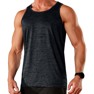 Camiseta sin Mangas para Hombre, Color Azul Claro, Cuello Redondo, Tejido de Punto, Color Sólido, Ecológica, Transpirable, Estilo Vintage, Secado Rápido, Informal, para Entrenamiento - Product Image 6