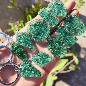 Artisan Resin Keychain Handmade Decorative <b>Key</b> Ring Stylish Fashion Offset Printing Premium Quality Tradebyd - Product Image 1