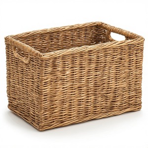 Cesta de Almacenamiento de Pasto Marino Natural Sostenible de Primera Calidad con Asas para Cocina, Baño, Almacenamiento Ecológico para el Hogar, Decoración de Interiores - Product Image 4