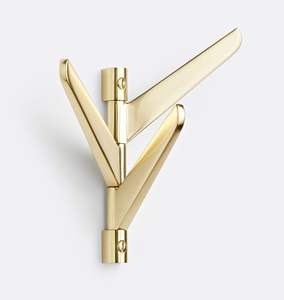 Ganchos Elegantes y Duraderos de Latón, Ganchos Multifuncionales de Aleación de Zinc Personalizados para Muebles, Armarios, Dormitorios y Baños - Product Image 5