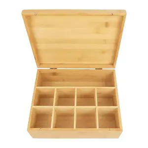 Caja de Madera Hecha a Mano para Condimentos, Hierbas y Especias, con Soporte, Estante, Organizador y Cuchara Decorativa - Product Image 5