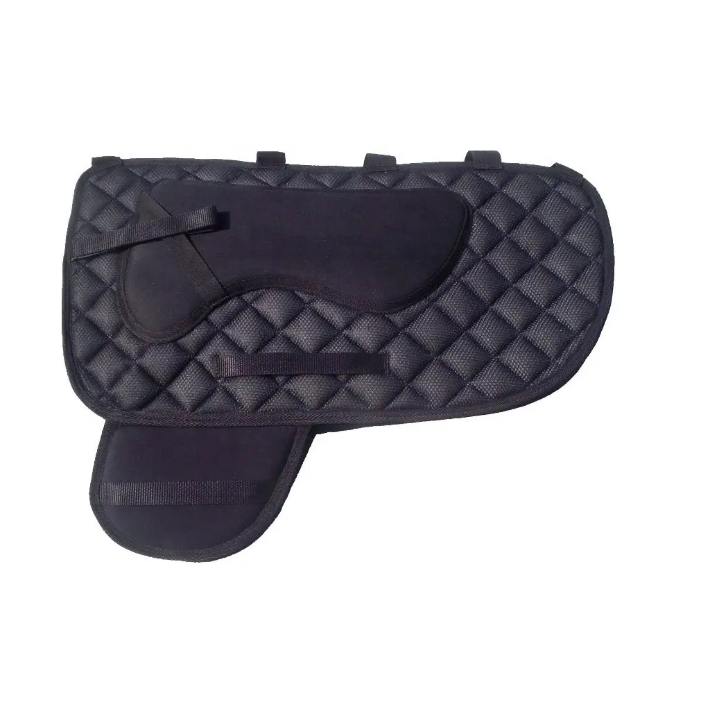 Sottosella fantasia AIR MESH con NEOPRENE all'interno cuscino ad alta densità sottosella per cavallo in cotone COMFORT RIDING