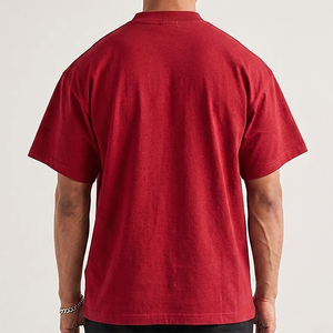 เสื้อยืดสตรีทแวร์ผู้ชาย ผ้าฝ้าย 100% ขายส่ง เป็นมิตรกับสิ่งแวดล้อม แห้งเร็ว รับผลิตตามแบบ OEM ราคาโรงงาน - Product Image 5