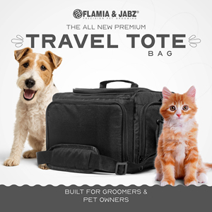 Sac de rangement Flamia en fibre écologique de haute qualité pour outils de toilettage pour animaux de compagnie, idéal pour ranger les ciseaux et accessoires pour petits animaux - Product Image 5