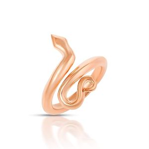 Médaille ajustable en laiton finition cuivre, gravée au laser, motif Serpent Nagdevta, taille unique, écologique, Isha Snake Serpent Sadhguru - Product Image 1