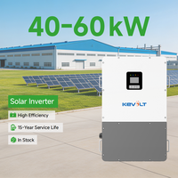 Kit complet de panneaux solaires, système d'énergie solaire 40kW 50kW 60kW avec système de stockage d'énergie haute tension, industrie et commerce
