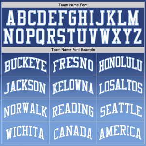 Maillots de basket-ball à dégradé de couleur bleu ciel, très demandés, design personnalisé, sublimation, 100% polyester, vente en gros OEM - Product Image 4
