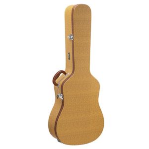 Replace 46540529 41\" Folk Guitar Hardshell Carrying Case Microgroove Flat Yellow Fits Most <b>Musical</b> <b>Instrument</b> Protection - Product Image 2