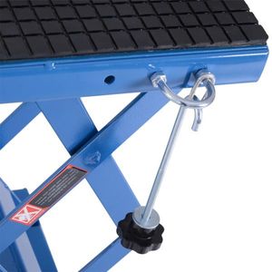 Elevador Hidráulico de Tijera para Motocicletas de 300 lbs con Ruedas de Apoyo para Motos de Cross, para Rampas y Soportes de Motocicletas - Product Image 4