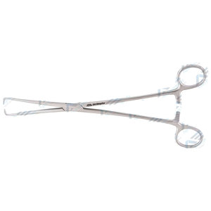Schroeder Uterine Tenaculum Forceps Non-Sterile Surgical Stainless Steel Gynecology Instrument with Overlapping Jaws - Product Image 1