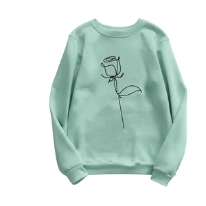 Sudadera de Moda para Mujer, Transpirable, Estilo Urbano, para Invierno, Corte Regular, Diseño Liso, 100% Algodón Ecológico - Product Image 6